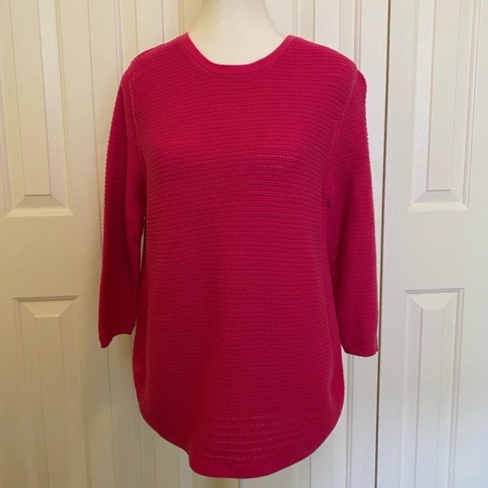 Pink Women's Long Sleeve Sweater lily mongam (L/G)